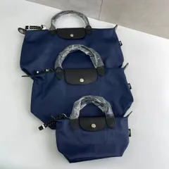 LONGCHAMP ロンシャン ル プリアージュ エナジートップハンドルバッグ 2WAY ショルダーバッグ ハンドバッグ XS-S-M ネイビーのサムネイル