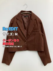 Re:EDIT リエディ テーラードジャケット M ブラウン レディースのサムネイル