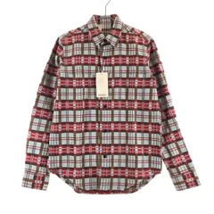 【中古品】 N.HOOLYWOOD N.HOOLYWOOD エヌハリウッド 長袖コットンチェックワークシャツ 長袖ネルシャツ 【140-260703-sm-08-otoh】のサムネイル