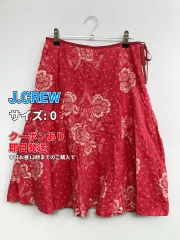 J.CREW ジェイクルー スカート 0 レッド レディースのサムネイル