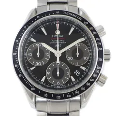 オメガ OMEGA 腕時計 スピードマスター デイト ジャパンリミテッド 323.30.40.40.01.001 日本限定2009本 クロノグラフ タキメーター スモールセコンド 夜光 ブラック/グレー文字盤 SS 自動巻き 【OH済み】 【中古】のサムネイル