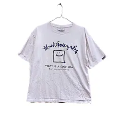 マーク・ゴンザレス レディース ストリート オーバーサイズ 半袖Tシャツ 95 ライトグレー 72742のサムネイル