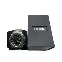 【動作確認済】【箱/余りコマ3個付属】CASIO カシオ  G-SHOCK  ジーショック G-STEEL（ジースチール）GST-W110D-1A9JF メンズ ブラック×シルバー×ゴールド ステンレススチール 腕時計 ソーラー駆動 10コマのサムネイル