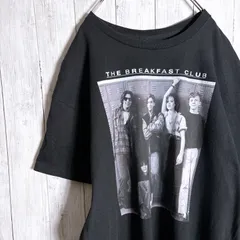 【映画好き必見】THE BREAKFAST CLUB T-shirt ブレックファストクラブ ムービー フォトプリント ブラック 古着 半袖Tシャツ #P4618のサムネイル