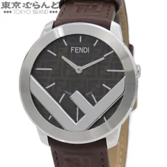 フェンディ FENDI エフ イズ フェンディ ラナウェイ FOW972A17OF0BDR ブラウン SS カーフ 腕時計 メンズ クオーツ 箱 保証書付 101881141のサムネイル