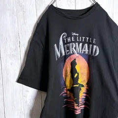 【人気ディズニー】THE LITTLE MERMAID T-shirt リトルマーメイド アリエル ムービー ブラック 古着 半袖Tシャツ #R8352のサムネイル