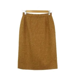 ジバンシィ GIVENCHY NOUVELLE BOUTIQUE スカート ウール 12 茶 ブラウン 無地 ミディ丈 /AO4 ■ECC006のサムネイル