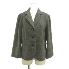 ピエールカルダン Pierre Cardin テーラードジャケット L グレー ヘリンボーン柄 ウール /RY ■ECC006のサムネイル