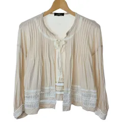 【中古】　COMME des GARCONS　カーディガン　AD2006　TS-T081　ボタンレス　無地　リボン　日本製　ドメスティック　古着　/2496のサムネイル