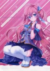 [중고] 클리어 파일 순음 루카 (illustration by comet) A4 클리어 파일 [SNOW MIKU 2017] 스노우 미쿠 캠페인 2017 애니메이트 대상 상품 구입 특전