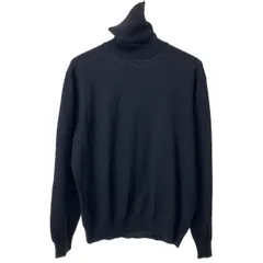 【中古】　Ermenegildo Zegna　セーター　長袖　ニット　トップス　タートルネック　無地　イタリア製　古着　/1156のサムネイル