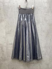 新品タグ付 FENNEL リーフジャガードビスチェワンピース 38 キャメル