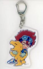 デジモンアドベンチャー アクリルキーホルダー 八神太一 アグモン