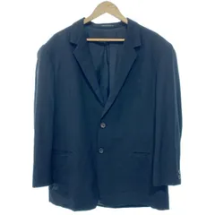 【中古】　YOHJI YAMAMOTO　テーラードカラー　ウールジャケット　シングルボタン　無地　日本製　ドメスティック　古着　/1156のサムネイル