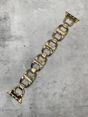 ToryBurch トリーバーチ TB APPLE STRAP ステンレススチール ダブルTリンク アップルウォッチバンド /ゴールド ■■◎レディースのサムネイル