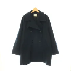 イエナ IENA 25AW ダブルブレストハーフコート ピーコート アウター 総裏地 38 ネイビー /DO ■OSのサムネイル