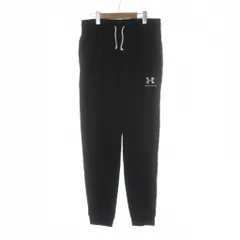 アンダーアーマー UNDER ARMOUR パンツ XL 黒 ブラック 無地 ドローストリング リブ裾 /DUのサムネイル