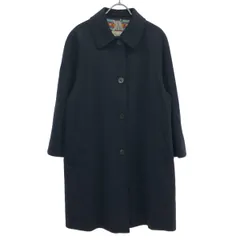 HERNO ヘルノ ビンテージスカーフカシミヤステンカラーコート 413725 ネイビー 40のサムネイル