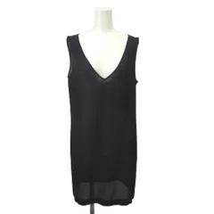 コムデギャルソン COMME des GARCONS タンクトップ カットソー M 紺 ネイビー Vネック ノースリーブ /KK ■GY53のサムネイル