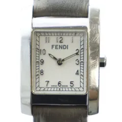 フェンディ FENDI 054-7000L-158 腕時計 ウォッチ クォーツ レザーベルト シルバー色 ■GY18 /MQ ■OHのサムネイル