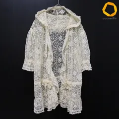 インゲボルグ INGEBORG カーディガン 羽織 総レース リボン 花 半袖 フーディー レディース [a971066]のサムネイル