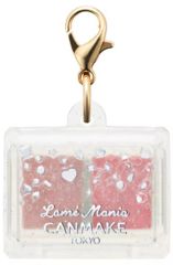 [Used] Candy Toy Keychain 6. Marshmallow Finish Powder MO "CANMAKE TOKYO Miniature Charm & Gummy"