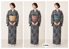 きもの蔵 ◆ ブランド 都喜エ門 本場大島紬 袷きもの［未着用］のサムネイル