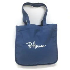 g■ロンハーマン/Ron Herman トートバッグ/キャンバス地■紺/BAG/兼用/29【中古】■のサムネイル