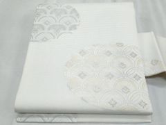お仕立て上がり夏名古屋帯 新品未使用品 正絹 西陣織 No.421 - メルカリ