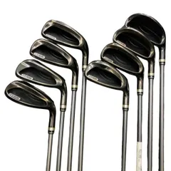 【中古】 プロギア egg POWER CAVITY  8S アイアンセット IR eggオリジナルカーボン (フレックスR) メンズ 男性用 右利き 右用 Cランク ゴルフクラブのサムネイル
