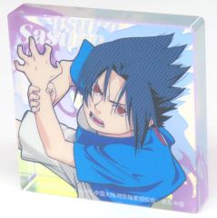 [중고] 아크릴 스탠드 아크릴 패널 우치하 사스케 파점 시리즈 아크릴 블록 [NARUTO-나루토- 질풍전] 중국 한정