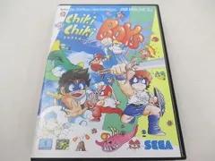  中古品 ゲーム セガ メガドライブ ソフト チキチキボーイズ 動作品 箱・説付きのサムネイル