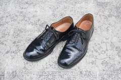 サンダース 1384B ミリタリー ダービー シューズ 黒 ブラック UK5.5 / 24.5cm【W3567】SANDERS  MILITARY DERBY SHOEのサムネイル