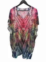 エイチ&エム H&M ノースリーブ チュニック サイケデリック Mサイズ レディースのサムネイル