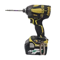 HiKOKI コードレスインパクトドライバ WH18DDL2 18V イエロー バッテリー BSL36A18×1個 充電器 UC18YDL2 動作確認済 【中古】 12606K310 HiKOKI コードレスインパクトドライバ WH18DDL2 18V イエロー
