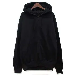 未使用品 コモリ COMOLI 2026SS LWコットン 裏毛 ジップ パーカー スウェット フーディ LW COTTON ZIP PARKA D01-05016 ブラック 黒 3のサムネイル