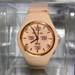 PAUL & JOE 　アイスウォッチ　コラボ　腕時計　猫　モチーフ　ヌネット　アプリコットオレンジ　稼働品のサムネイル