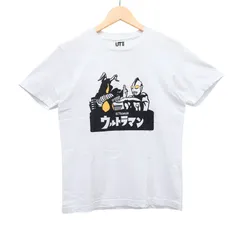 UNIQLO UT ウルトラマン Tシャツ Sサイズ ホワイト 半袖 円谷プロ ULTRAMAN バルタン星人 キャラクター プリント メンズ レディース ユニセックス 綿100% コットン クルーネック 白 カジュアル アニメ 特撮 映画 コレクション 古着のサムネイル