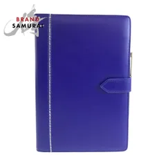 超美品 SWAROVSKI スワロフスキー ブルー 合成皮革/クリスタル ノート ボールペン 手帳 レディース 602722【中古】のサムネイル