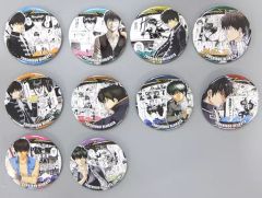 銀魂 コレクション 缶バッジ HEROS ヒーローズ 銀時 土方 入れ替わり篇