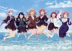 【中古】紙製品 [単品] 集合 A3ビジュアルシート 「Blu-ray 君のことが大大大大大好きな100人の彼女」 A-on STORE全巻購入特典のサムネイル