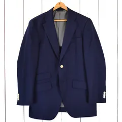 麻布テーラー azabu tailor 2つボタン シングル ジャケット 050A / M ダークネイビー 袖口4つ釦 春夏対応 O213EZ1B / 6TF019 【送料無料】【中古】【メンズビジネス】202606のサムネイル
