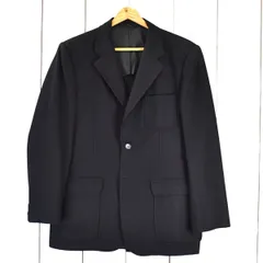 JUN JUNIOR 段返り 3つボタン シングル ジャケット 91 / S ブラック 袖口2つ釦 秋冬対応 ジュニアサイズ VJ2002 / 6TF017 【送料無料】【中古】【メンズビジネス】202606のサムネイル