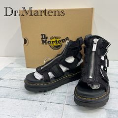 ドクターマーチン OLSON フロントジップ レザー サンダル 23cm - メルカリ