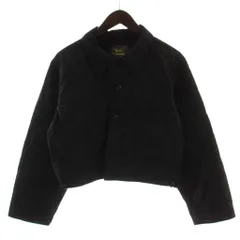 ロンハーマン Ron Herman Vintage Quilt Gunner Coverall 中綿ジャケット ブルゾン XS 黒 ブラック 長袖 ショート丈 3410400156 /GG8のサムネイル