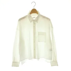 アルページュ ストーリー Arpege story 24SS ワイヤー入りクロップドシャツ 長袖 1 ホワイト /HK ■OSのサムネイル