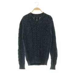 ウノピュウノウグァーレトレ 1PIU1UGUALE3 Shawl pullover インディゴニット セーター 長袖 Vネック 5 ネイビー /MY ■OS ■SHのサムネイル