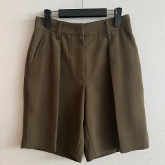 最終値下げ！6（ROKU） ギャバジン リブショートパンツ ハーフパンツ
