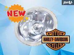【装着OK！】ハーレーダビッドソン純正 FLSTC ヘリテイジソフテイル TC88 2001年 ハロゲン ヘッドライト ヘッドランプ FLSTF エボ 当時物のサムネイル