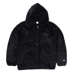チャンピオン Champion ジャケット フリースジャケット ジップアップ アウター フーデッド メンズ ボア ZIP HOODED JACKET C3-Y615、ブラックのサムネイル